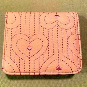 Betsy Johnson pink wallet new., bifold.